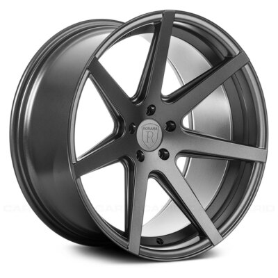 20” ROHANA RC7 MATTE GRAPHITE CONCAVE WHEELS FOR MASERATI GRAN