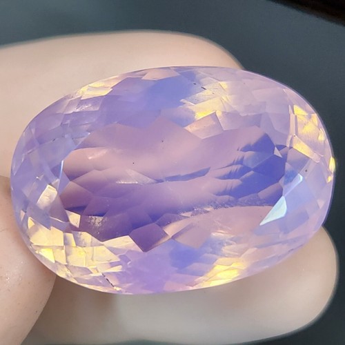 96.50 Ct Natural Pink Fire Opal – Pear Cut Loose Gemstone, Certified CCGL, Heated, Australian Origin