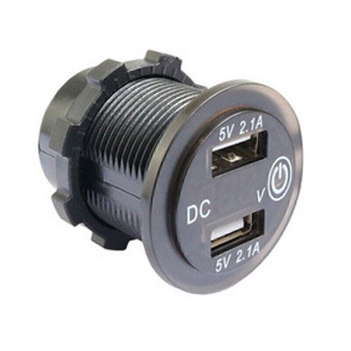Auto Steckdose USB Ladegerät Buchse Zigarettenanzünder Motorrad KFZ 12V 24V - Zdjęcie 5 z 10