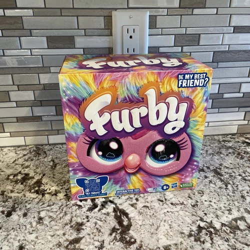 Furby Tie Dye Plush Interactive Toy   (F8900) New In Box 2024