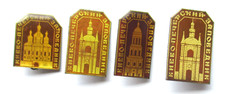 Ukraine Lot 4 x Abzeichen Kiewer Nationalreservat H&ouml;hlenkloster Lawra Petschersk