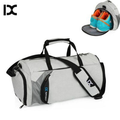 Bolsa De Gimnasio Para Hombre Y Mujer, Bolsa De Gimnasio Gris