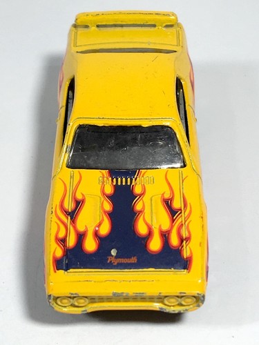 Hot Wheels 71 Plymouth GTX 1971 Showroom Yellow Flames Toy Car Malaysia - Picture 4 of 6