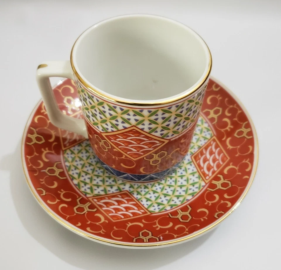 Juego de 6 tazas y platillos Williams Sonoma Espresso Demitasse hechos en Japón Foto 4 de 4