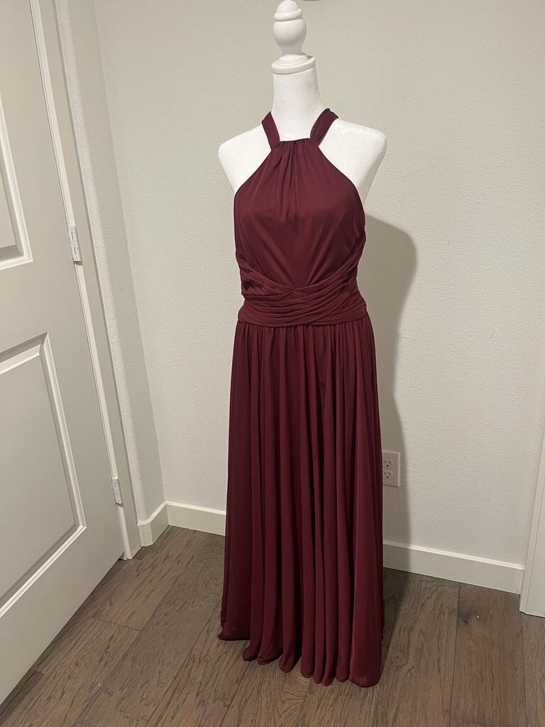 a line dress yellow Yellow Cotton Poplin A-Line Deep Neck Maxi Tier Dress Custom Size (Free) / Regular (5'2
