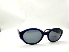 Vintage Calvin Klein 619S 080 Blue Tortoise Oval Sunglasses Italy 140mm Frames