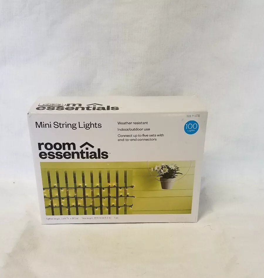 Room Essentials Mini String Lights Indoor Outdoor 100 lights