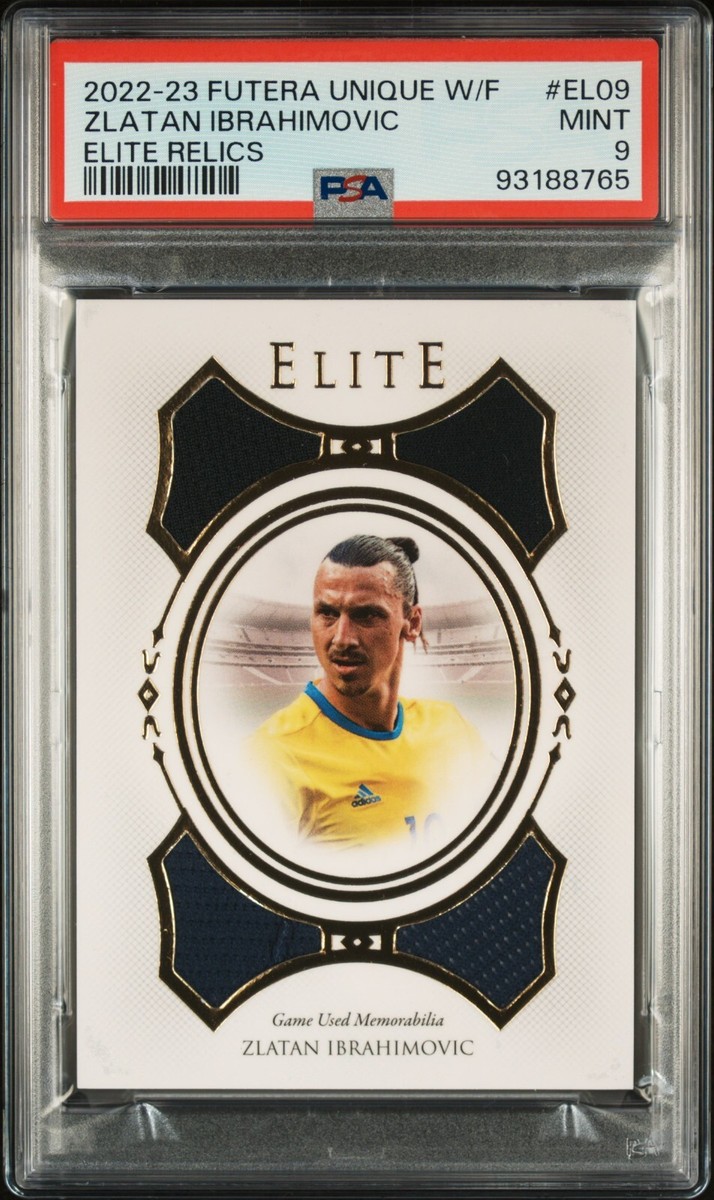 ZLATAN IBRAHIMOVIC PSA 9 2022 FUTERA UNIQUE WORLD FOOTBALL