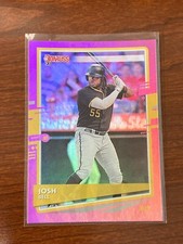 JOSH BELL 2020 DONRUSS PINK REFRACTOR PITTSBURGH PIRATES CARD #146