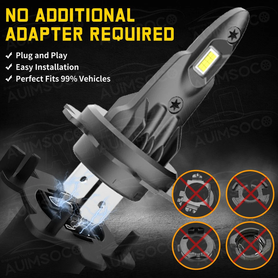 Faros LED bombillas + luz antiniebla súper blanca 6000K para Peugeot 508 2012-2016 Foto 3 de 4