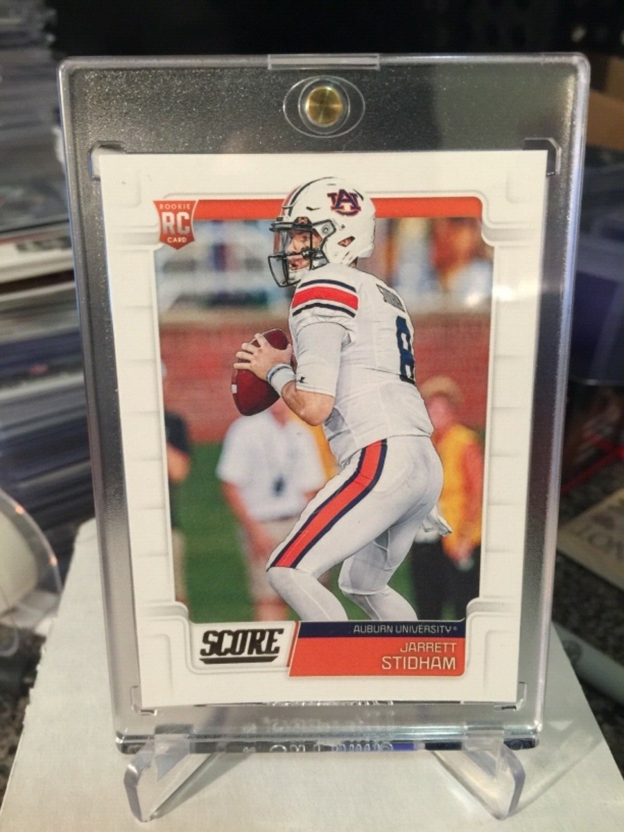 2019 score rc base #336 jarrett stidham patriots auburn non auto