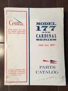 1968-1977 Cessna 177, 177A & 177B Cardinal Parts Manual