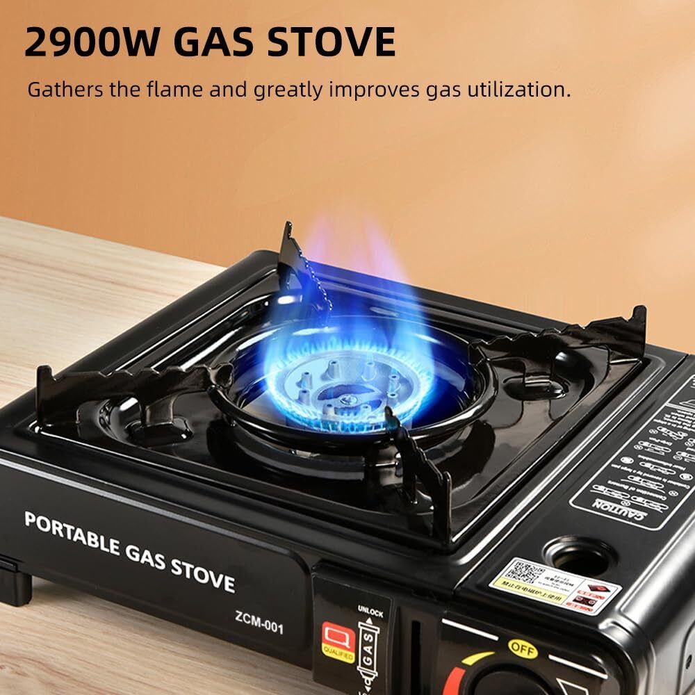 3500W Camping Stove Butane Windproof Fire Brass Cooking Burner
