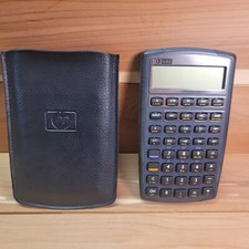 Hewlett Packard HP 10BII Financial Calculator With Soft Case Tested & Works NICE