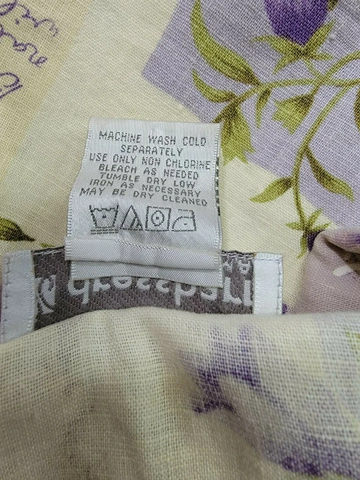 Camisa Top Blusa Mujer Dressbarn Talla 1X Multicolor Floral Lino Foto 3 de 4