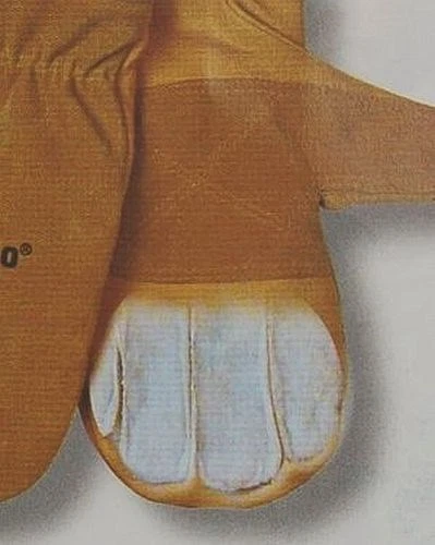 Guante de esquí Kinco 901T de cuero de cerdo forrado térmico impermeable para clima frío Foto 2 de 4