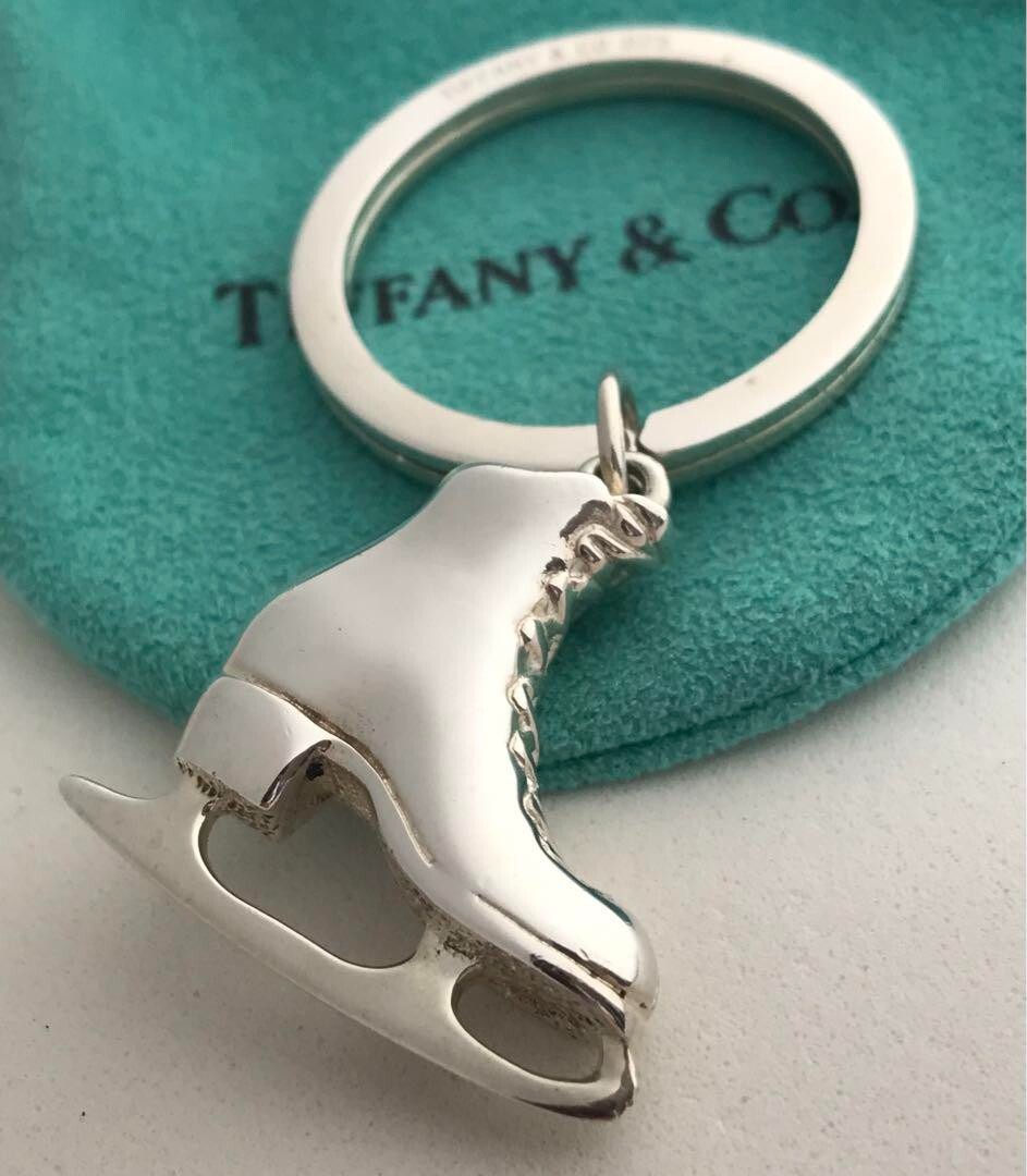Tiffany & Co. スケート靴チャーム Tiffany & Co. Figure Ice Skate Shoe Silver 925 Bag Charm Key Ring