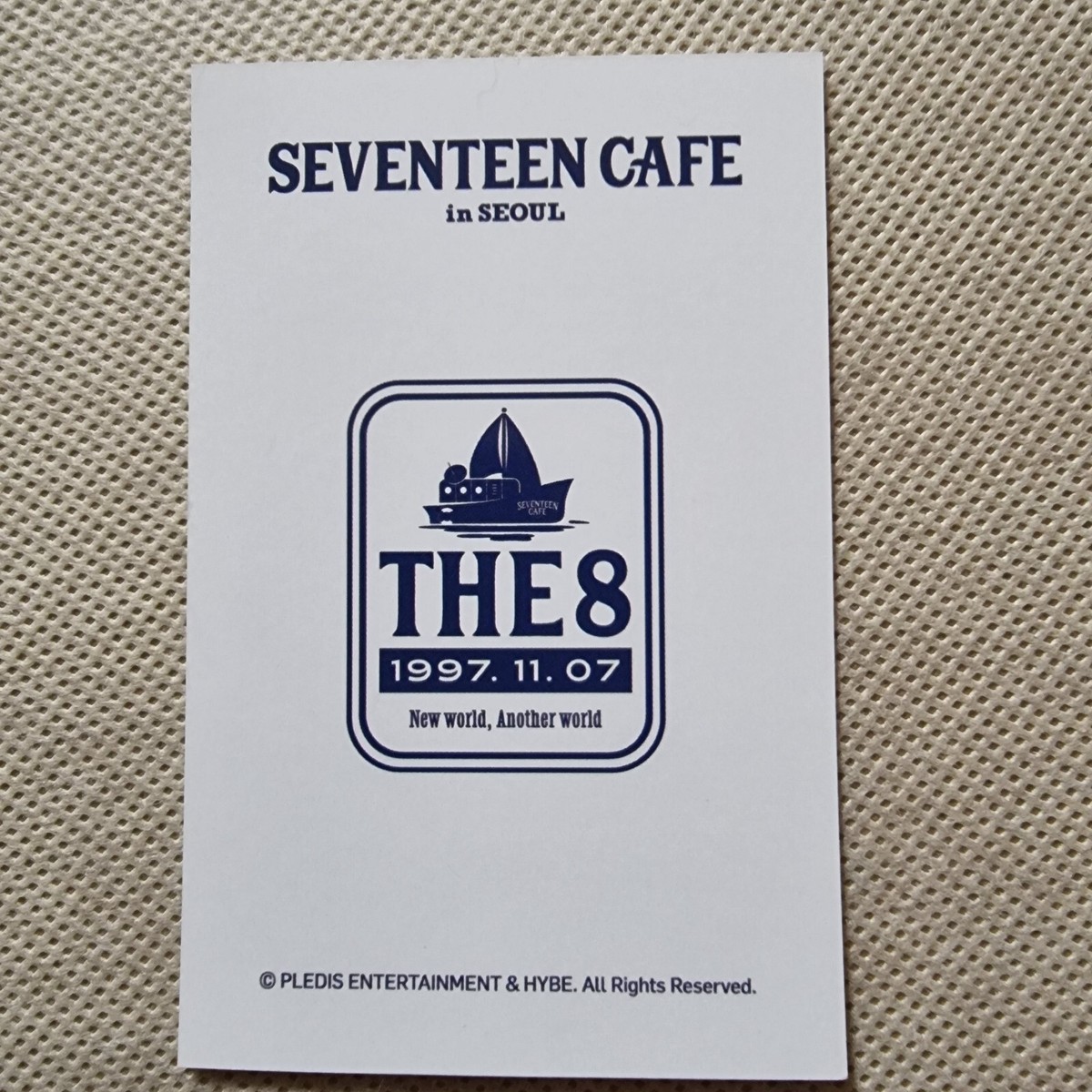 SEVENTEEN 2023 OFFICIAL WEVERSE SEVENTEEN CAFE IN SEOUL RANDOM