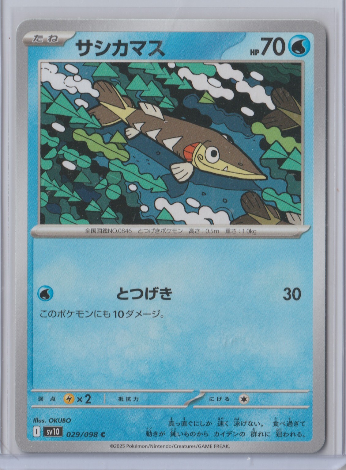 Pokémon Japanese 2025 Glory of Team Rocket ARROKUDA 029/098 C MINT Never Played2