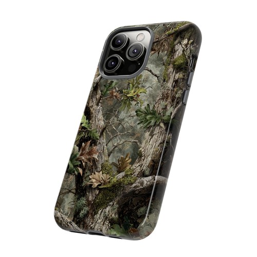 Pour iPhone | Samsung Galaxy | Coque téléphone Pixel - Feuilles de chêne mousse chasse camouflage - Photo 65 sur 255