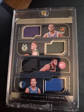 2018 paninium Dominion quad relic rc's 09/99 Bridges Divincenzo spellman Brunson