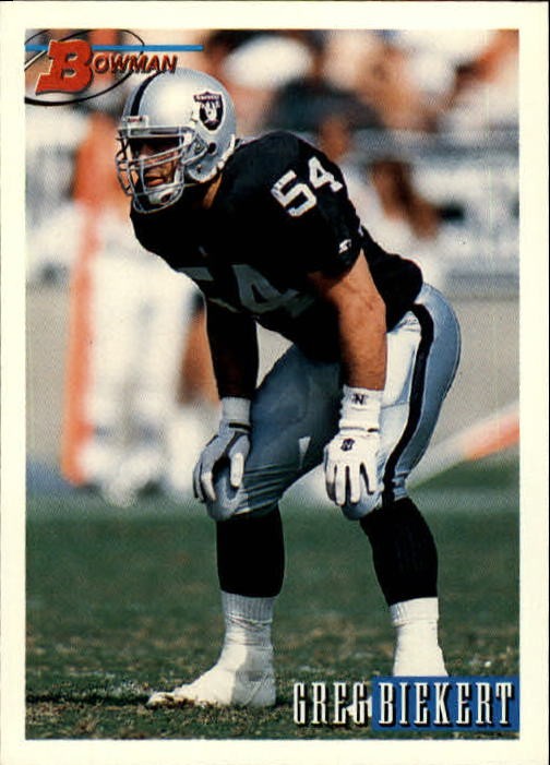 1993 Bowman #47 Greg Biekert RC - FB
