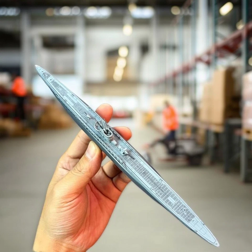 1:350 Segunda Guerra Mundial Submarino Alemán U-181 U-Boat Modelo Diecast Aleación Militar ColecciónJ Foto 2 de 4