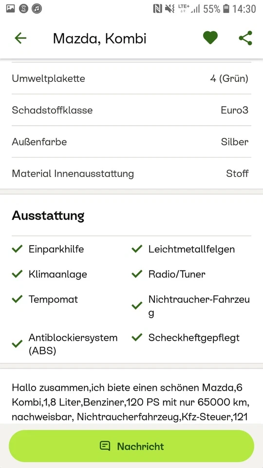 Mazda 6 2006 - Bild 2 von 4