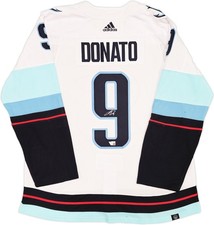 SALE! Kraken Ryan Donato Auto White Adidas Auth Jersey 54 Inaugural Season Patch