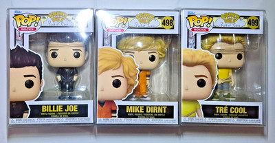 Funko Pop! Rocks Green Day Basket Case Complete Lot of 3 #'s 497 498 499