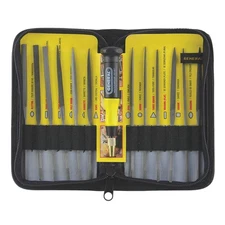 GENERAL TOOLS 707475 Needle File Set,Swiss,5-1/2 In. L PK 4
