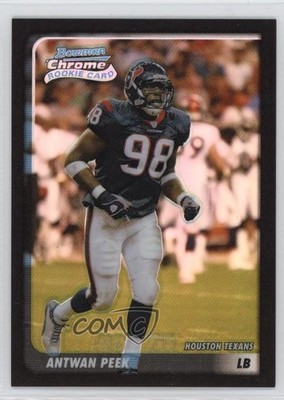 2003 Bowman Chrome Refractor 137/500 Antwan Peek #219 Rookie RC 9b4