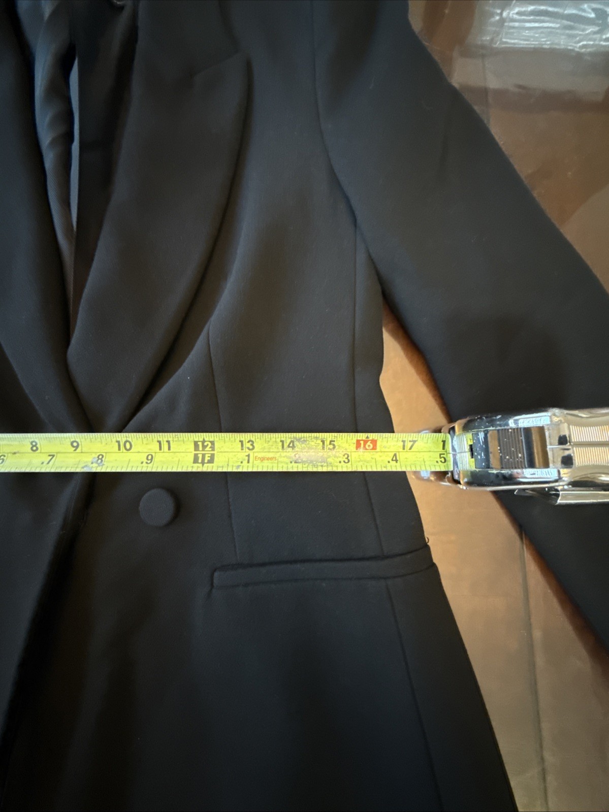 Zara Basic Double Breasted  Longline/oversized bl… - image 2