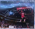 Michael Jordan Autographed 11x14 Photo Of Iconic 87’ Dunk Contest Moment COA