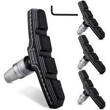 	Hapleby 4PCS Premium Bike Brake Pads Professional Mountain Bicycle V-Brake	