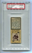 1935 1936-39 Diamond Matchbooks Tan 3 Howie Morenz PSA Authentic Pop 1, 1 Higher