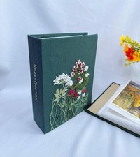 Hand Embroidered Photo Album with Sleeves Fabric Cover Memory Book Gift