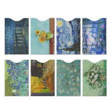 8 Pcs RFID Blocking Card Sleeves Wallet Protector Secure Anti-Theft Card Case