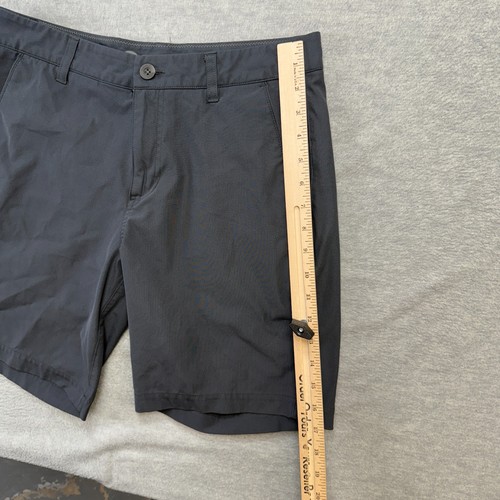 Vuori Meta Shorts Mens 30 Slate Gray 4 Way Stretch Performance Chino Wicking 8" - Picture 11 of 12