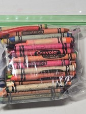 Lot of 10 Oz Crayons Assort Crayola Etc Kids Arts Crafts Bulk Vintage Projects