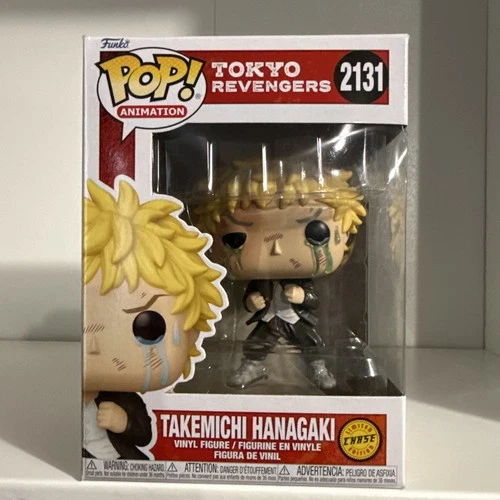 Tokyo Revengers Takemichi Hanagaki 2131 CHASE Funko Pop Animation w/Protector