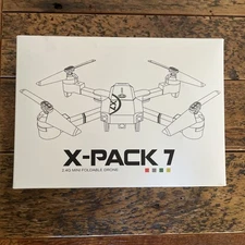 X-PACK 7 2.4 G Mini Foldable Drone BRAND NEW BOX HAS NOT BEEN OPENED