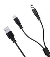 Dog Shock Collar Charger , Power Cable for RS2 and RS2B, 2-In-1 DC C