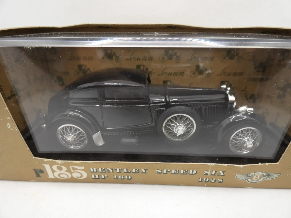 Bentley Speed Six 1928 R185 Nera 1/43 Miniatura Brumm - Immagine 2 di 2