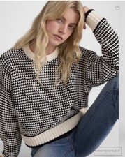MADEWELL SMALL Textured-Stitch Crewneck Sweat...
