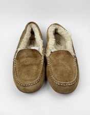UGG Ansley Tan Suede/Sherpa Women  s Slippers 3312 Sz 7