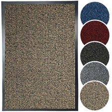 LARGE HEAVY DUTY DOOR MAT NON SLIP RUBBER BACK BARRIER KITCHEN HALLWAY FLOOR RUG