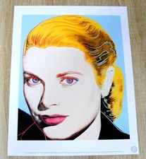 Andy Warhol Grace Kelly 1983 German Poster  400x310mm Exhibit