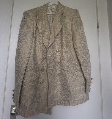 ESCADA Damen Blazer Gr. L Beige