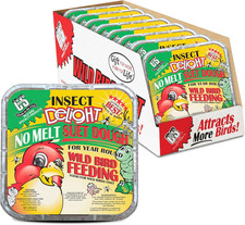 Insect Delight No Melt Suet Dough, Suet Cakes for Wild Birds Including Robins, B